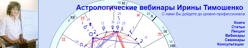 [Ирина Тимошенко] Минорные элементы гороскопа. Часть 4 (Астрологические вебинары)