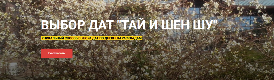 [Алексей Левандовский] Выбор дат Тай И Шен Шу (2024)