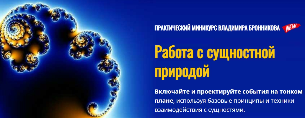 [Владимир Бронников] [NeoЛюди] Работа с сущностной природой (2022)