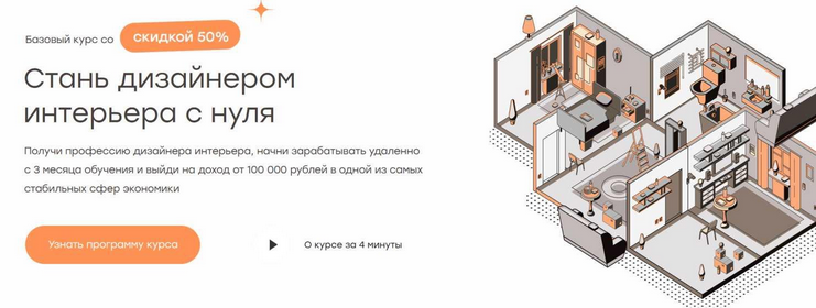 [Павел Герасимов] Стань дизайнером интерьера с нуля. Тариф Поддержка [geometrium]