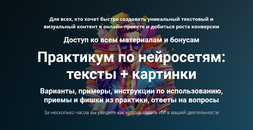 [Дмитрий Зверев] Практикум по нейросетям: тексты + картинки (2023)